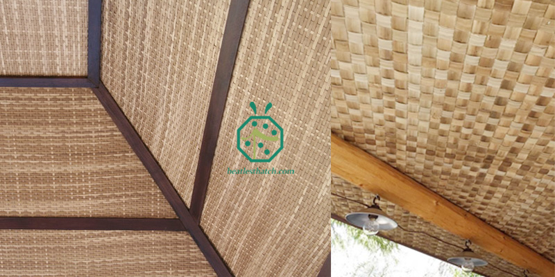 Bamboo Mat For Beach Resort Tiki Hut Interior Decoration