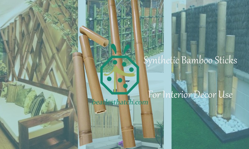 사파리 공원 실내 장식 또는 외부 검술을 위한 인공적인 대나무 지팡이