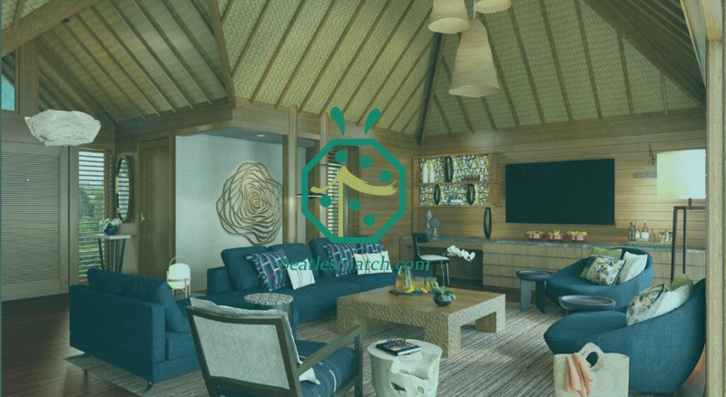 Plastic Bamboo Weave Panel For Home Decoration