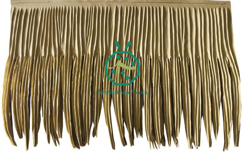 Waterproof Artificial Palm Thatch Roof For Patio Gazebo Construction