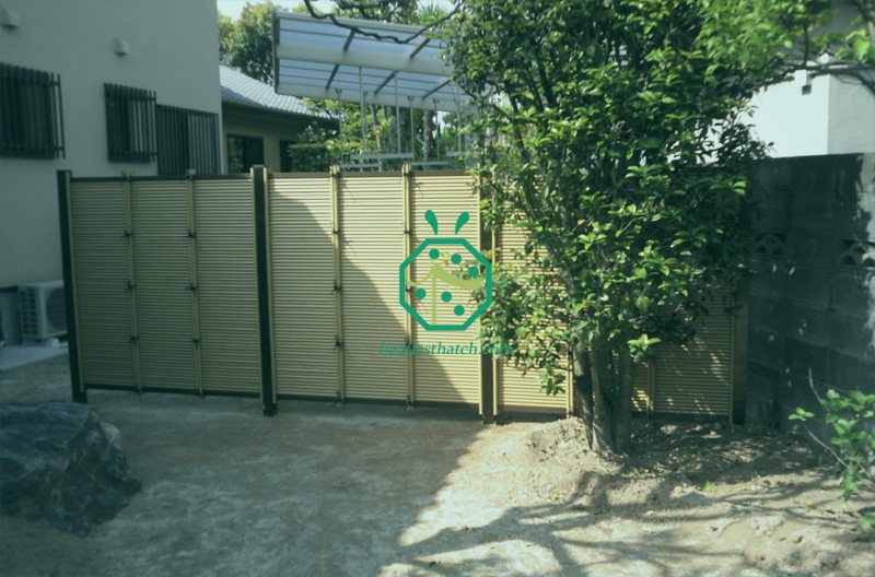 일본의 인공 플라스틱 대나무 막대기 울타리