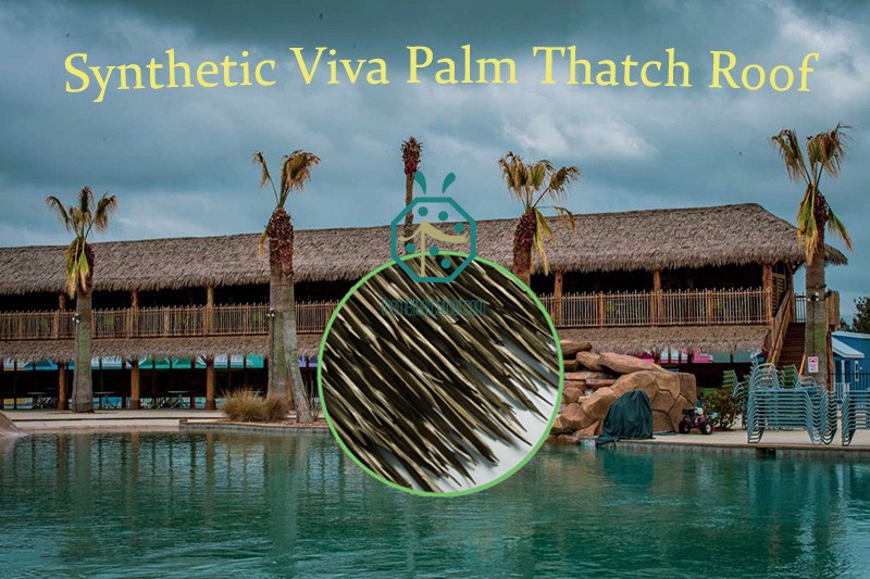 Synthetic Nipa Palm Thatch Roofing For Cottage Building