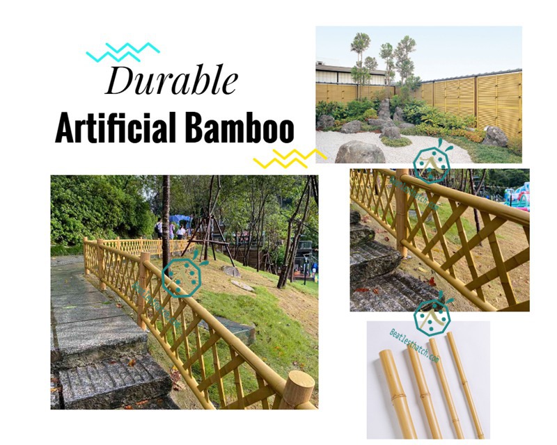 Synthetic bamboo sticks for interior wall cladding decoration Synthetic bamboo sticks for interior wall cladding decoration