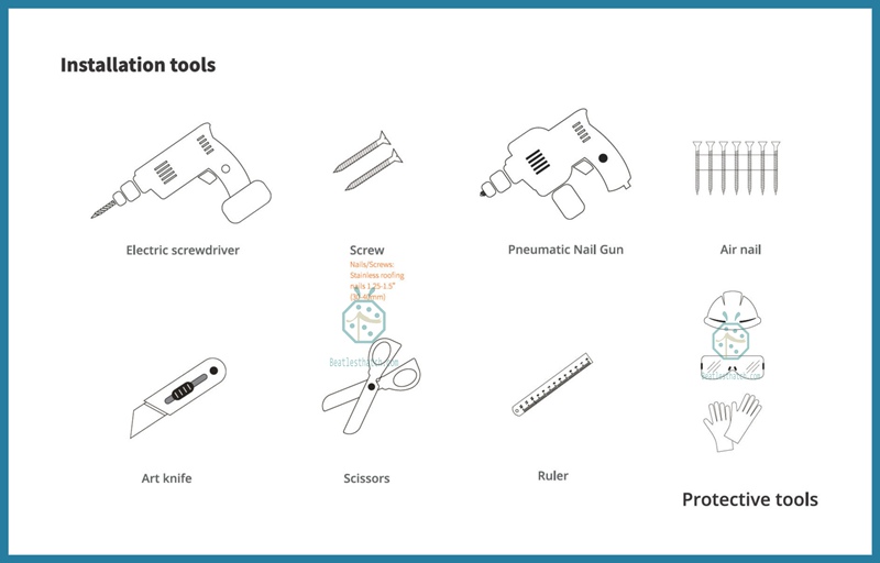 Tools for synthetic tiki bar thatch roof construction