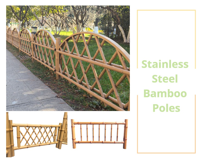 Iron bamboo sticks to create exotic patio gazebo ceiling