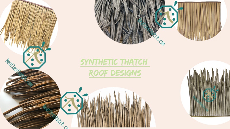 Some types of materials to be used for artificial thatch roof weaving
