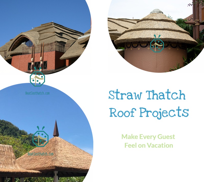 Synthetic artificial straw thatch roof panels for luxury hotel wall and roof decoration Synthetic artificial straw thatch roof panels for luxury hotel wall and roof decoration