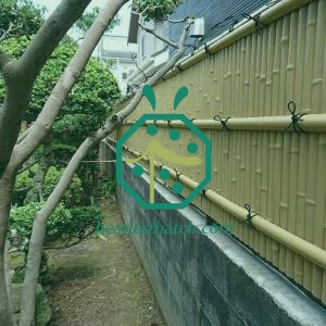 Imitation bamboo panel for DIY fencing design