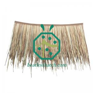 Flexible Artificial Tiki Bar Thatch Roof Panel France for Easy Installation