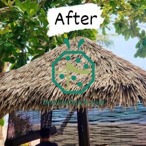 내화성 인공 합성 Palapa 초가 지붕