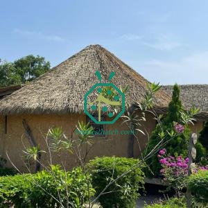 Tiki Hut Artificial Palm Roof Material For Backyard Garden Patio Construction