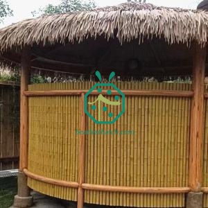 Synthetic bamboo fence ideas