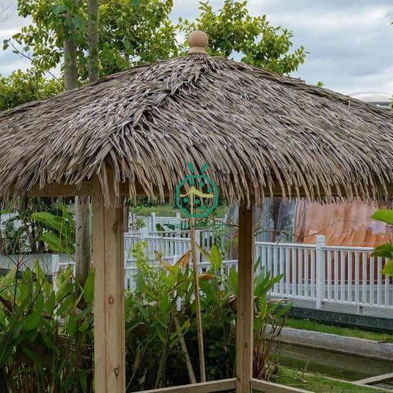 Artificial palm thatch roof