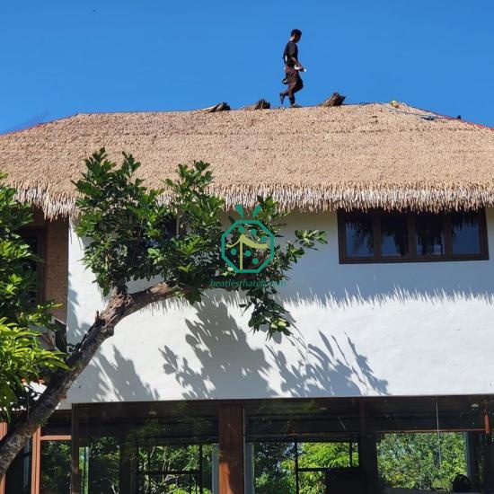 Luxury Resort Hotel Kribi Villa Guestroom Synthetic Thatch Roof Designs Cameroon