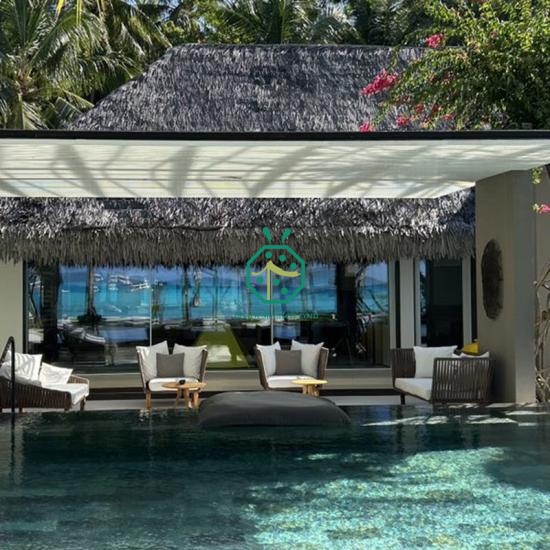 Buy synthetic gazebo thatch roof