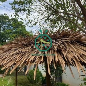 Amusement park plastic thatched roof