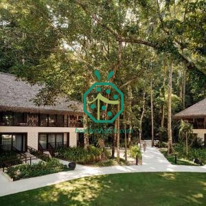 Fireproof Synthetic Thatch Roof For Hotel Beach Villa