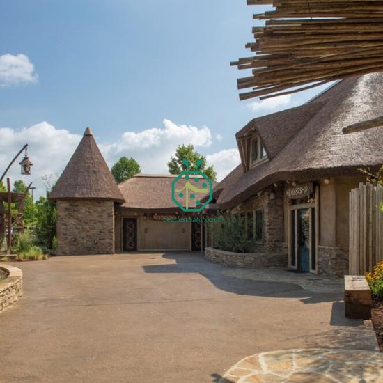 Authentic Artificial African Reed Thatch Tiles for Eco-Resorts