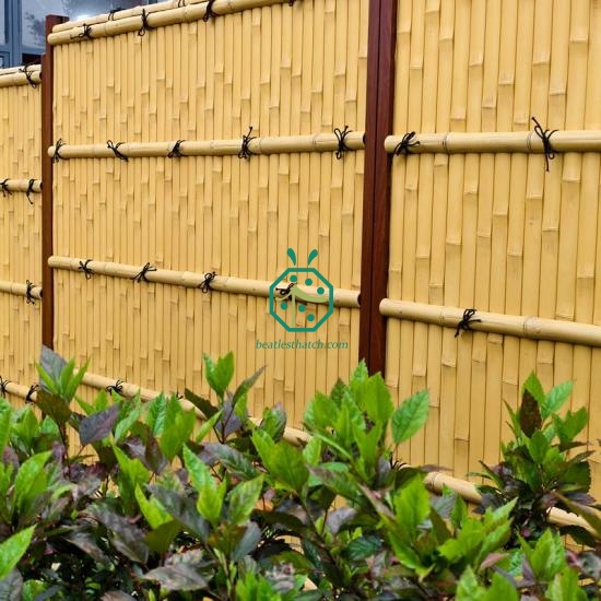 Faux bamboo stick fencing